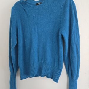 Aqua Bright Teal Lightweight Cashmere Sweater